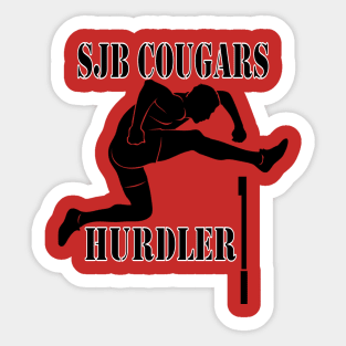 SJB Cougars Hurdlers Sticker